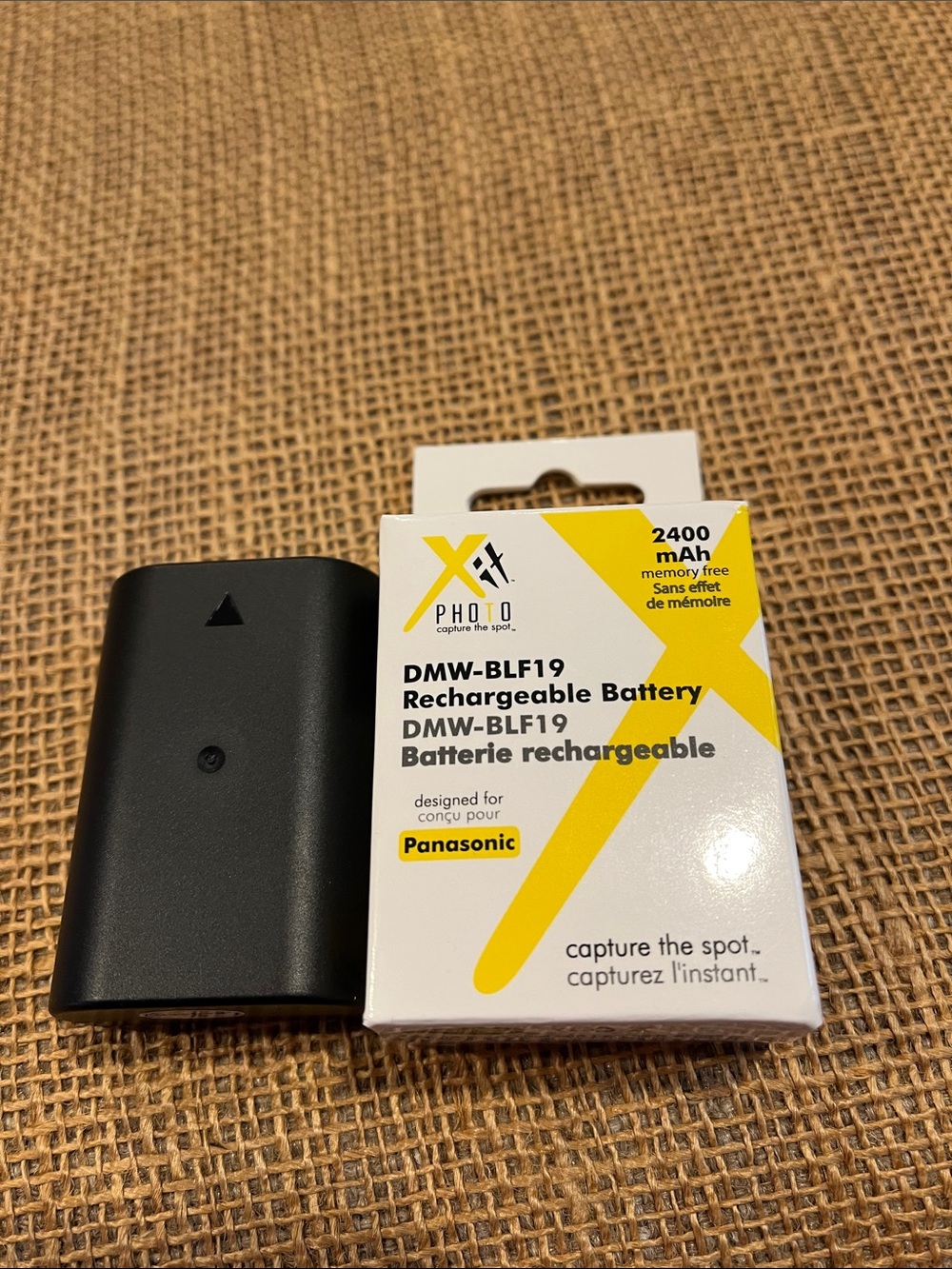 DMW-BLF19 Rechargeable Camera Battery for Panasonic - Black